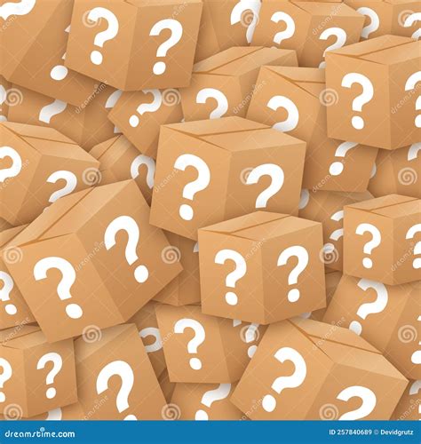 Mystery Box. Packaging for Concept Design. Surprise Present. Package