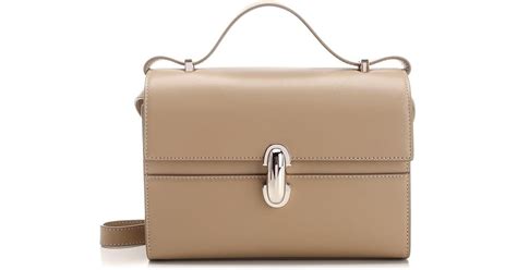 SAVETTE Symmetry 19 Shoulder Bag in Natural | Lyst