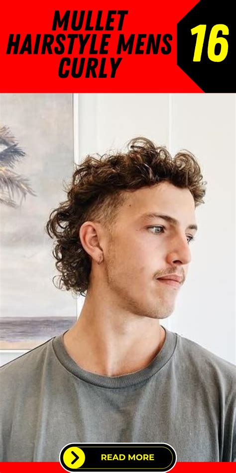 Fade into Curly: Mullet Hairstyle Fades for Men with Curly Hair | Curly ...