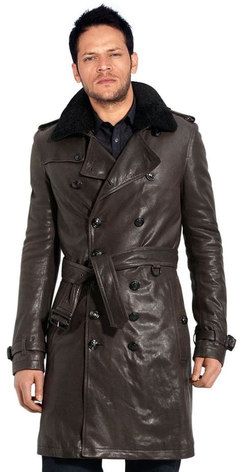 76 best images about Coats on Pinterest | Men's leather, Double ...