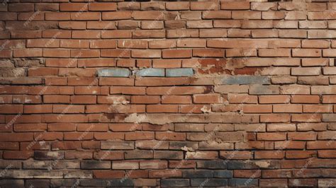 Premium AI Image | Old Brick Wall Texture