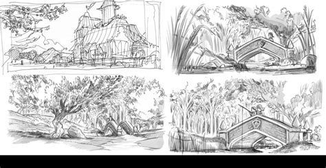 ArtStation - Environment Art Sketches