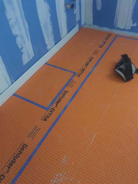 Schluter-Ditra Tile Floor System | Eisel Roofing & Construction 405-216