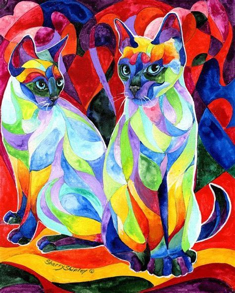 pinterest cat art print cat art cat art illustration
