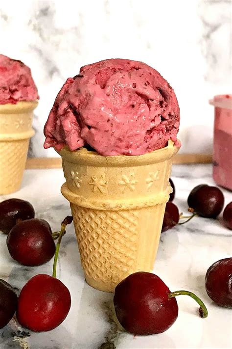 Cherry Ice Cream Recipe - My Gorgeous Recipes