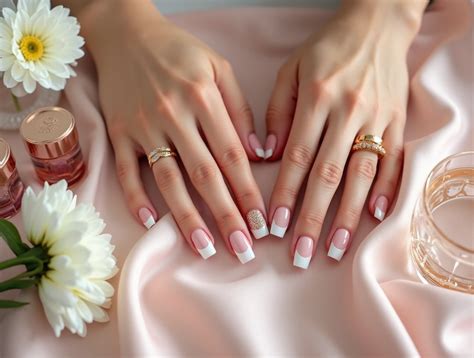 stunning french tip nail designs   shape length style