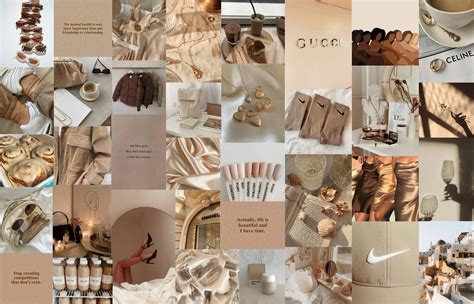 Download Glamorous Beige Aesthetic Laptop Wallpaper | Wallpapers.com