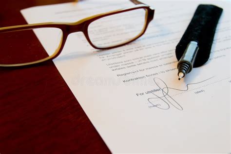 sign  contract stock photo image  writing legal
