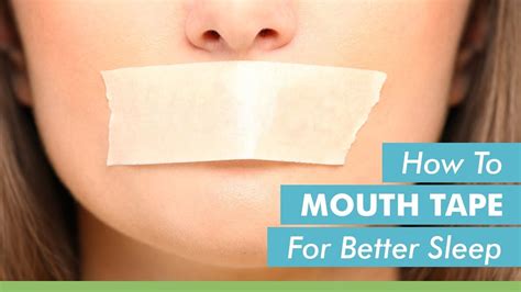 How to Mouth Tape for Better Sleep - YouTube