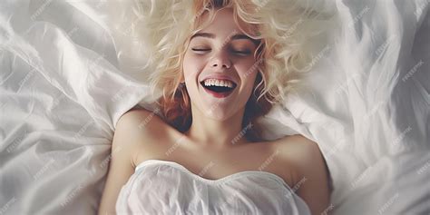 Premium Photo | Woman experiencing pleasure and happiness Her facial expression reflects the