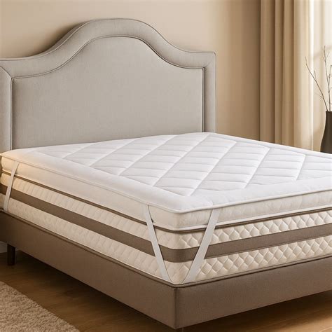 Pillow Top Cama Casal - Pillow Top para cama Casal Padrão Toque de Plumas Protetor de Colchão Macio
