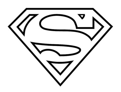 Superman Symbol Sketch at PaintingValley.com | Explore collection of ...