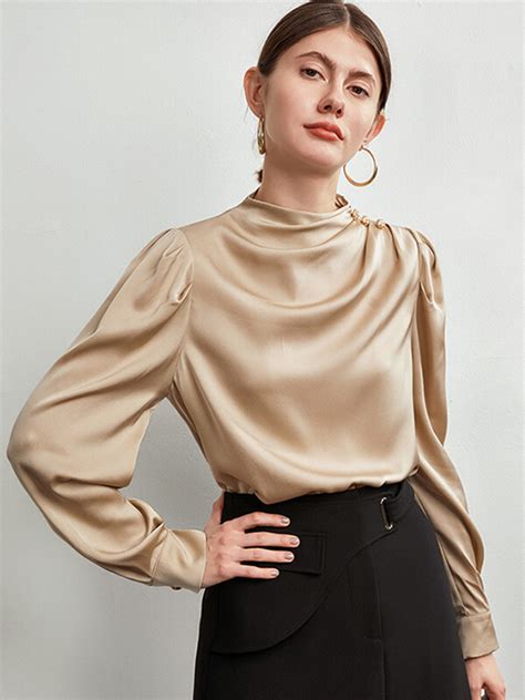 pure silk shirts  blouses  women