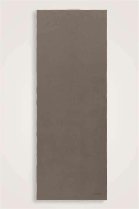 Nude Colorway Combed Cotton Shawl Dark Grey