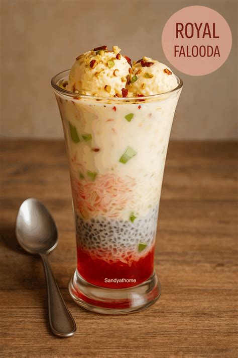 kulfi falooda recipe    kulfi falooda sandhyas recipes