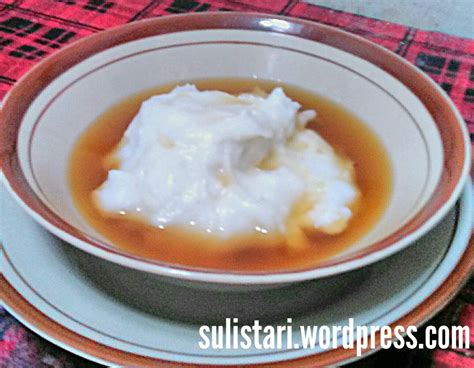 bubur sumsum lembut gurih kuah gula kekana