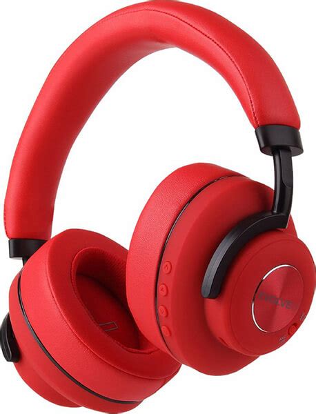evolveo supremesound anc bluetooth headphones  anc red akoystika