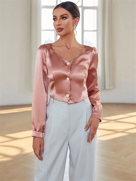 satin tops for women 2