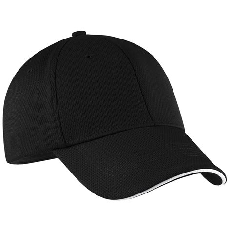 Nike Black/White Dri-FIT Stretch Mesh Sandwich Bill Cap