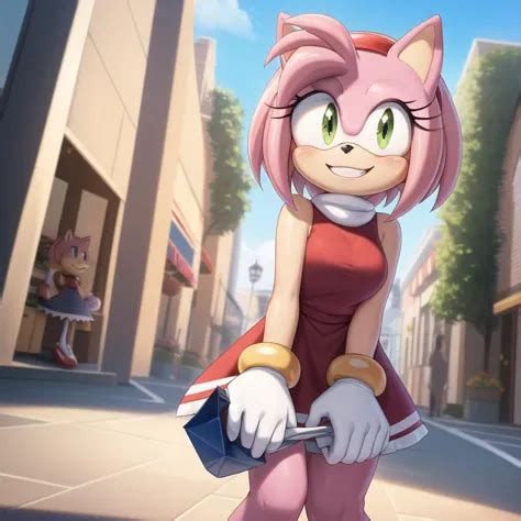 amy rose r34 - SeaArt Al - Free Al Art Generator