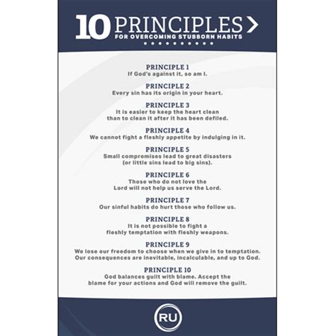ten principles poster    ru recovery