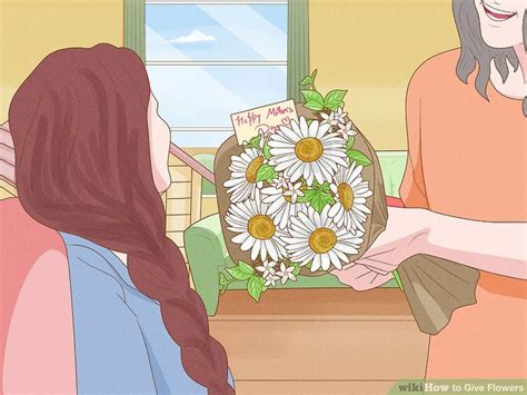 give flowers  pictures wikihow