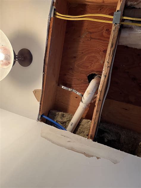 2nd level shower drain leaking. : r/DIY