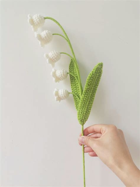 Lily of the Valley Bouquet Plant Decorcrochet Flower Bell - Etsy