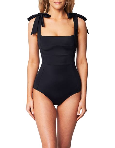 Une Piece Classic Square Neck One Piece Swimsuit | David Jones