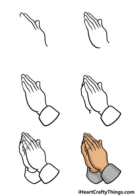 How to draw praying hands – a step by step guide – Artofit