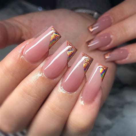 Quinceanera Nails Rose Gold | Mary D Nails