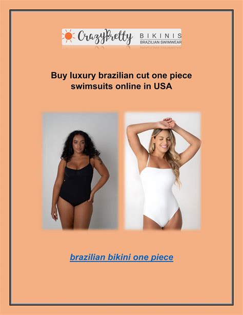 Buy luxury brazilian cut one piece swimsuits online in USA by