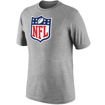 Nike NFL Shield Oversized Logo T-Shirt - Ash - NFLShop.com