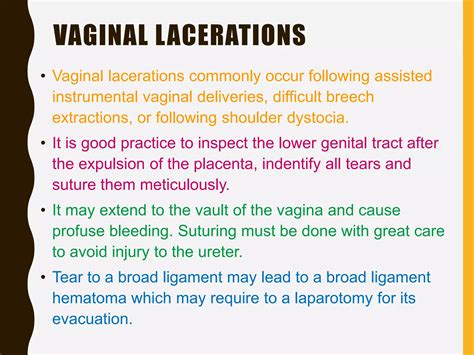 Genital tract injuries1 | PPTX