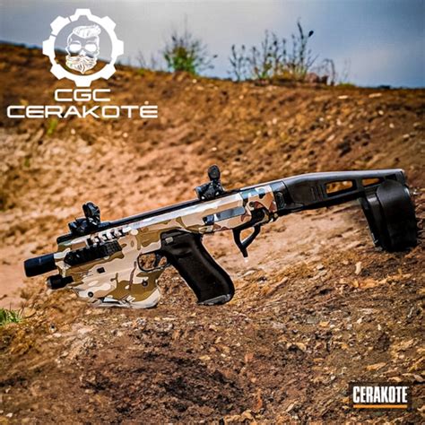 custom camo   pistol conversion kit cerakote
