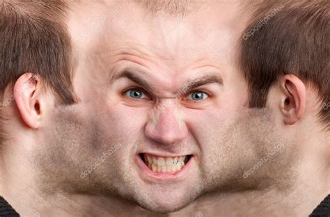 Panoramic Face Very Angry Man Stock Photo by ©Nomadsoul1 4817456