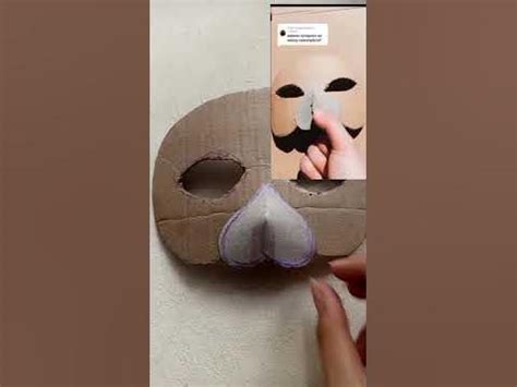#повторяю тутор на маску по кв из картона#квадробика#маскаизкартона# ...
