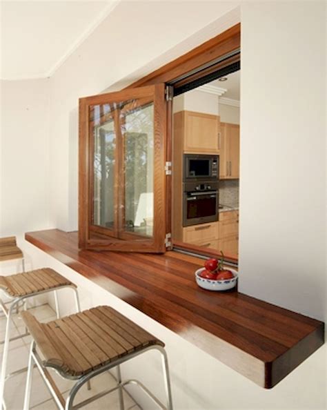 Kitchen With Pass Through Window