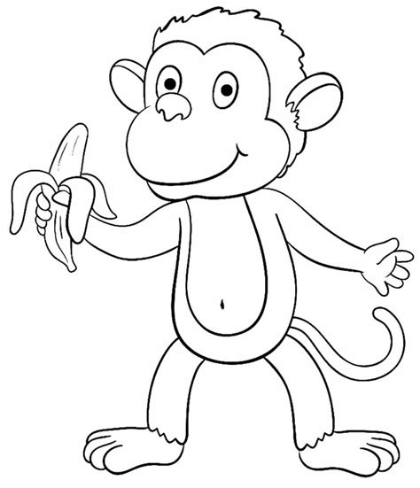 Macaquinho Para Colorir - 50+ Desenhos de Macaquinho para colorir - Dicas Práticas