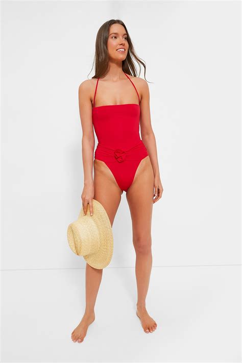 Red Arcadia One Piece | Maygel Coronel