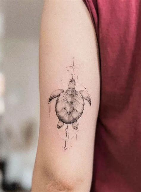 45 Unique and Beautiful Turtle Tattoos - Our Mindful Life | Turtle ...