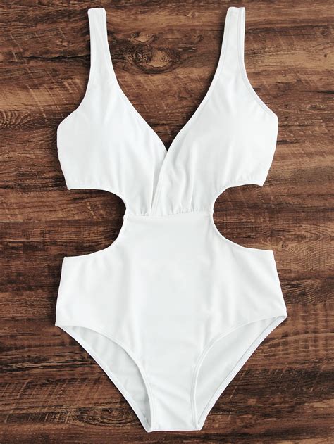 Side cutout one piece swimsuit – Artofit
