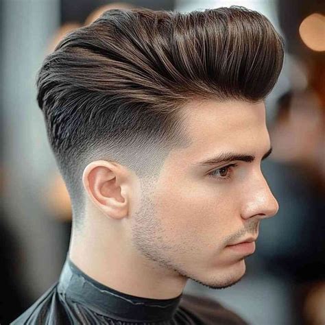 rekomendasi model rambut pompadour cut  pria kantoran