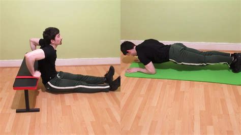 Bodyweight tricep exercises and calisthenics workouts