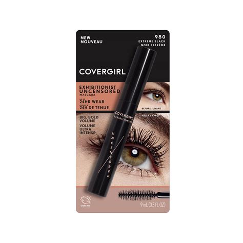 Covergirl Exhibitionist Uncensored Mascara 980 Extreme Black - Shop