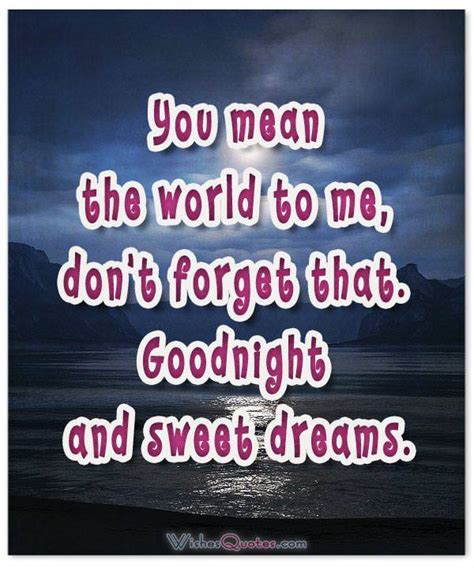 wonderful collection  flirty  romantic goodnight messages