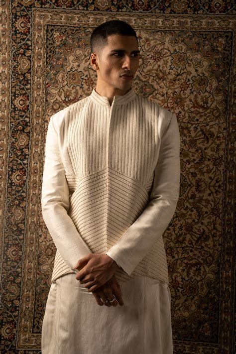 jacket shirt kurta  pants ivory   transitional wedding