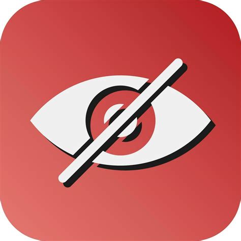 invisible vector glyph gradient background icon  personal