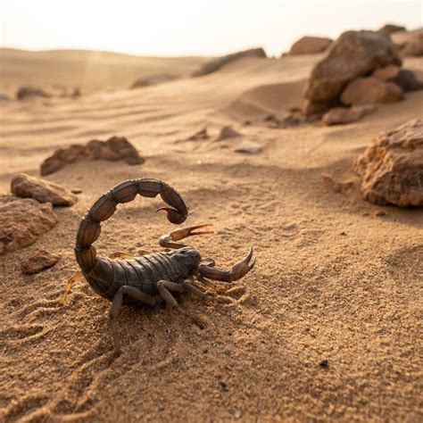 desert scorpion survival image scorpion desert arachnid