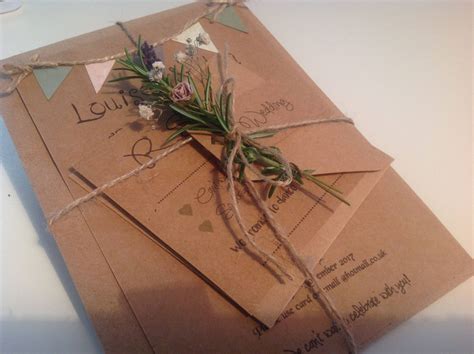 Wedding Rustic Wedding Invitations Handmade Rustic - Etsy